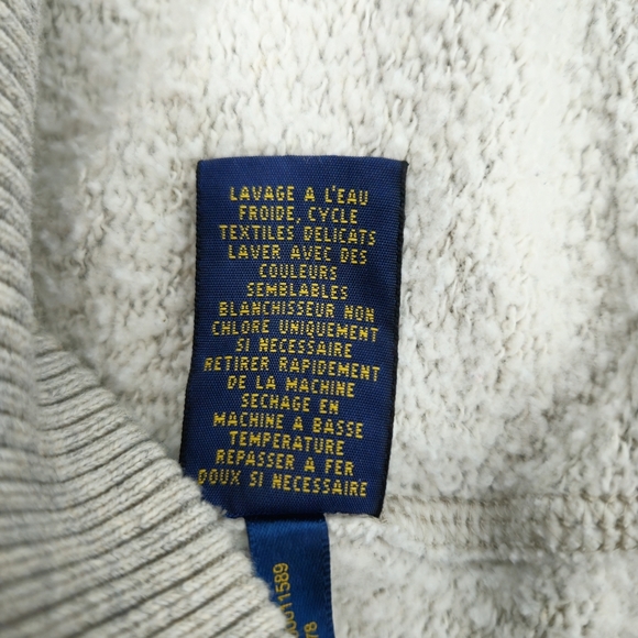 Polo Ralph Lauren Heathered Grey Turtleneck Sweater Size M - Picture 6 of 7